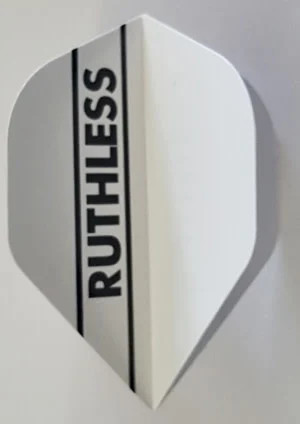 Ruthless Striped Solid White Standard Dart Flights