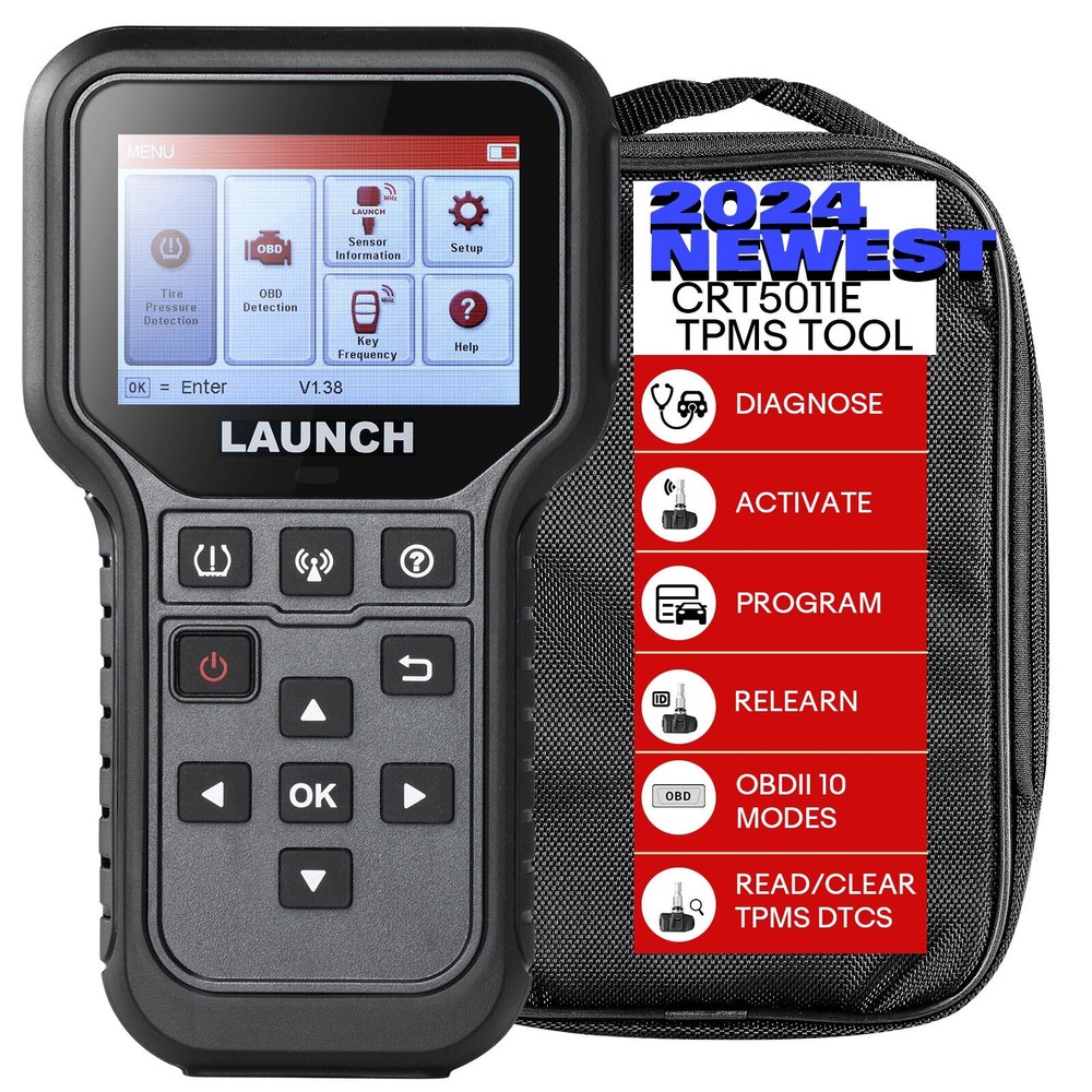 LAUNCH CRT5011E TPMS Relearn Tool Tire Pressure Sensor Programing Diagnosis Tool