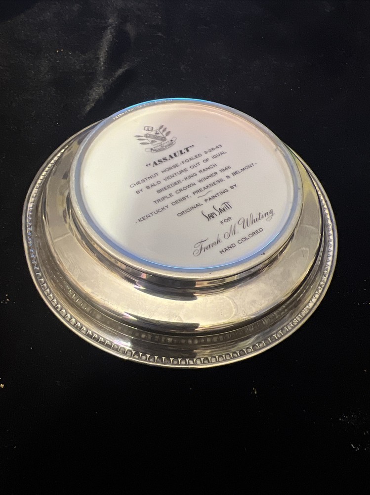 “assault” Sterling Silver Coaster By Sam Savitt For Frank M Whiting