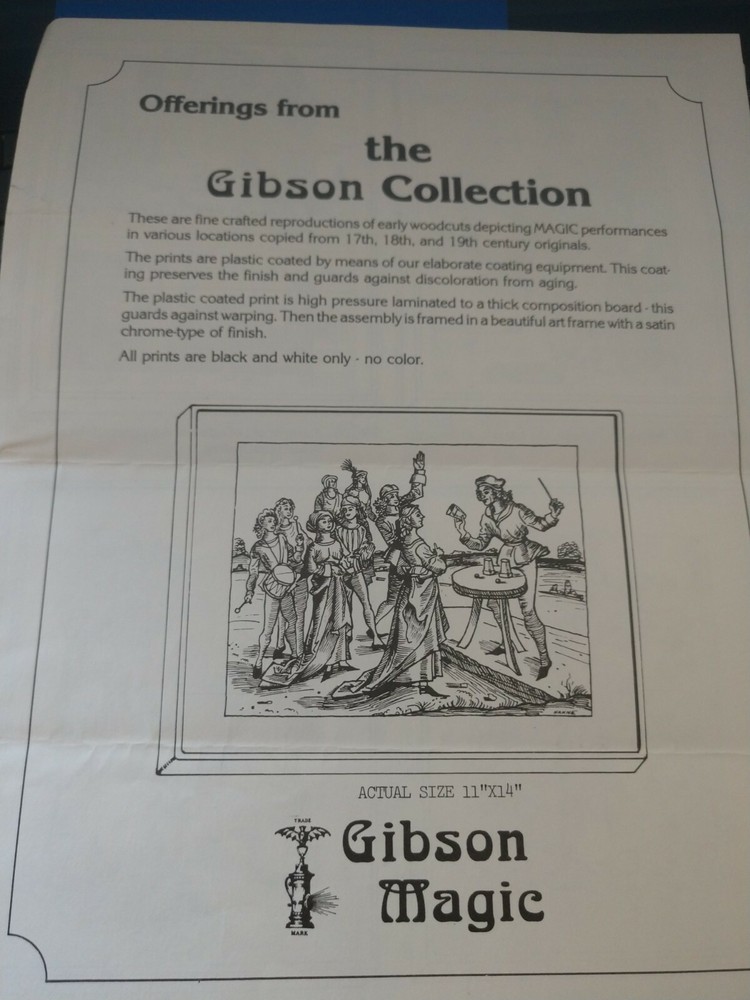 Gibson Magic Collection Flyer Offerings