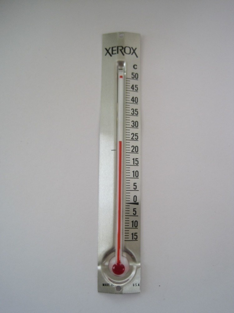 XEROX Thermometer 6.5" Aluminum