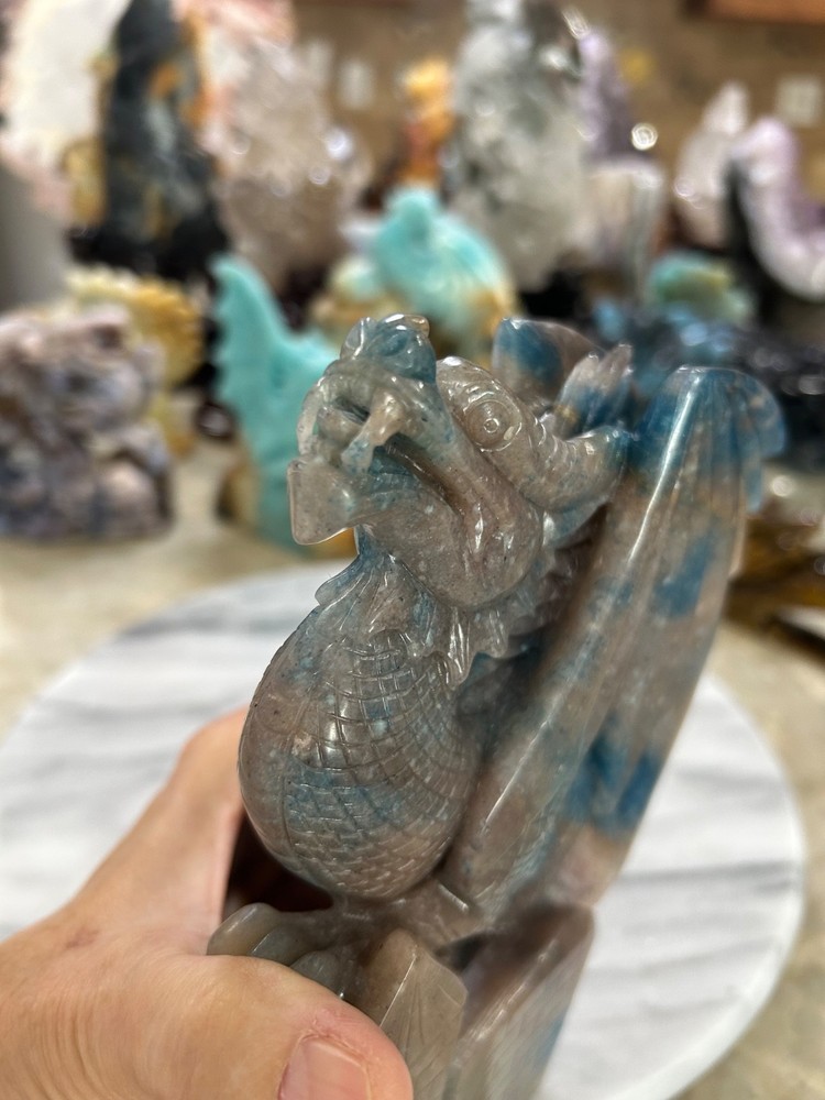 Trolleite fly Dragon carving