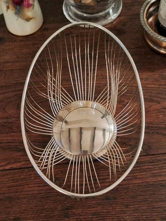 Retro Silver Plated Fruit/Bread Basket by FB Rogers Silver Co