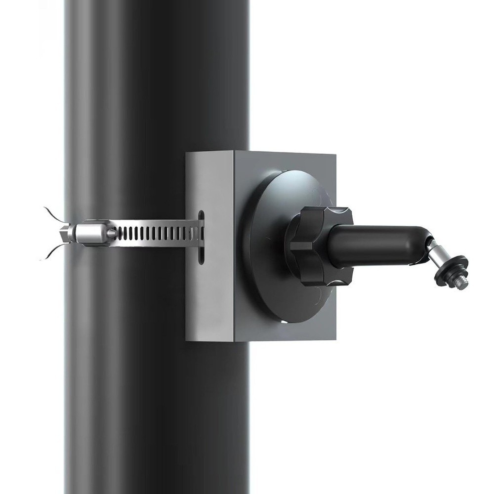 Solar Panel Mount Camera Bracket Outdoor Surveillance Pole And Tree Mounting