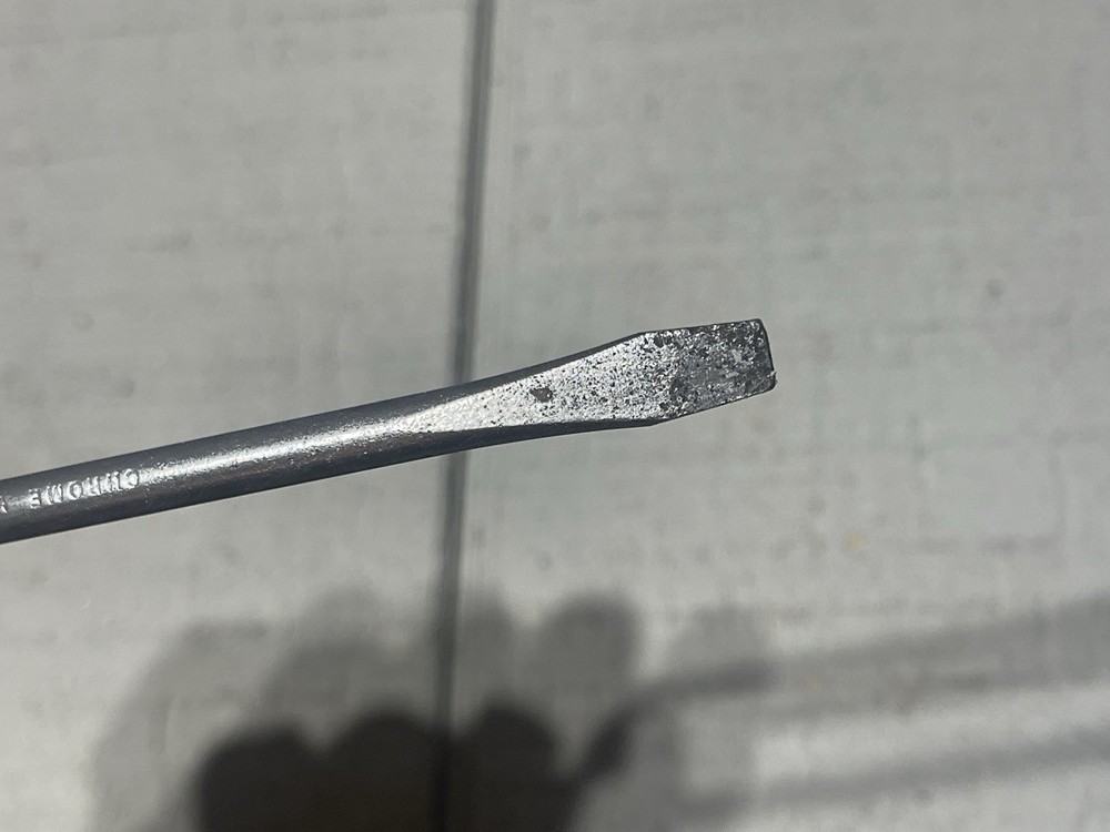 Milford USA Flat Head Slotted Tip Screwdriver