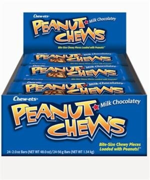 Peanut Chews Milk Chocolatey Candy, 2-Ounce Bags 24-COUNT