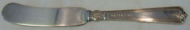 Victorian by Durgin Sterling Silver Butter Spreader Flat Handle 5 5/8"
