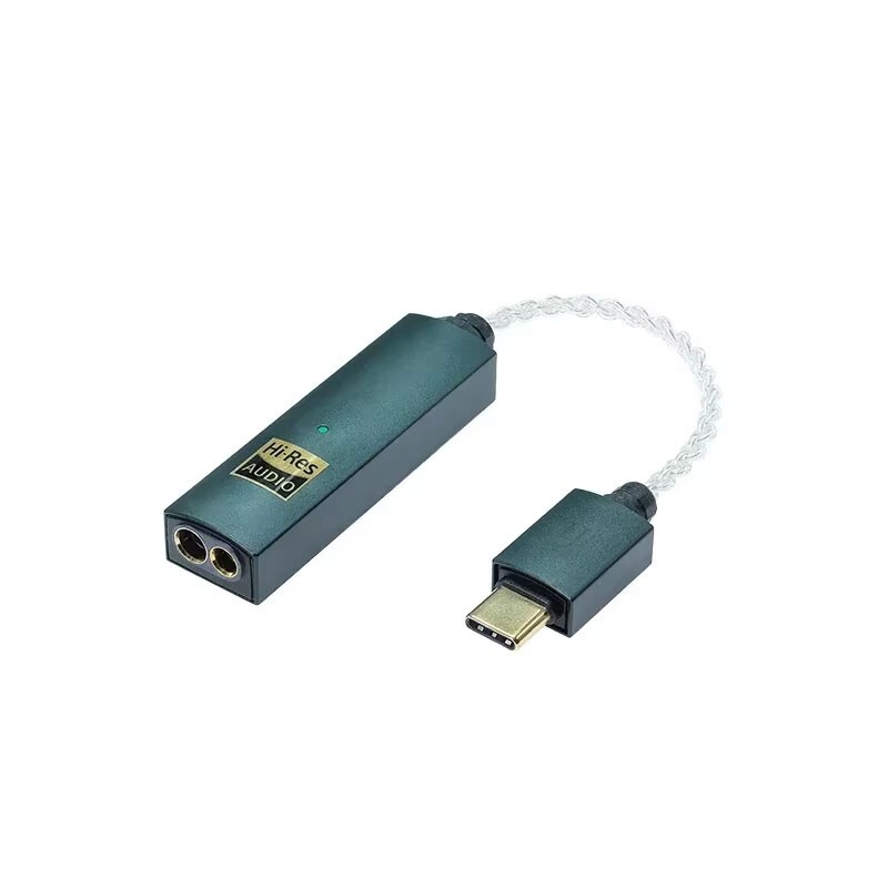 2x ES9219 DAC Chip Portable Audio Decoder Headphone Amplifier 2in1