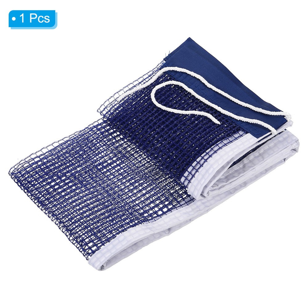 Table Tennis Net Replacement Ping Pong Net String Tension Equipment PE, Blue