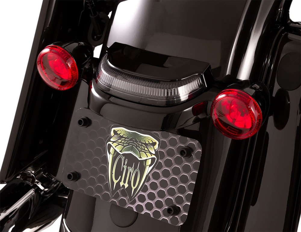 CIRO 40154 Taillight - Smoke Lens - Black