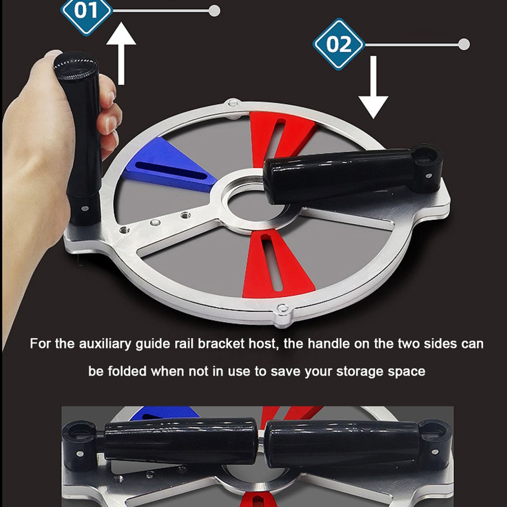 Trimming Machine Milling Grooving Engraving Guide Rail Adjustable Backing NMFB