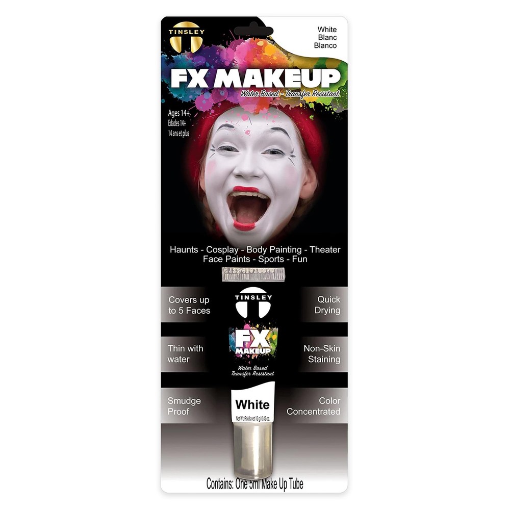 White Fx Makeup Costume Accessory