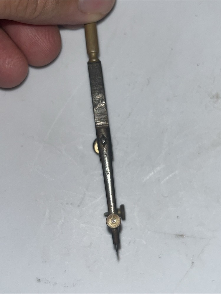 Vintage Small Drafting Compass Tool Machinist Tool 3.5 Inch