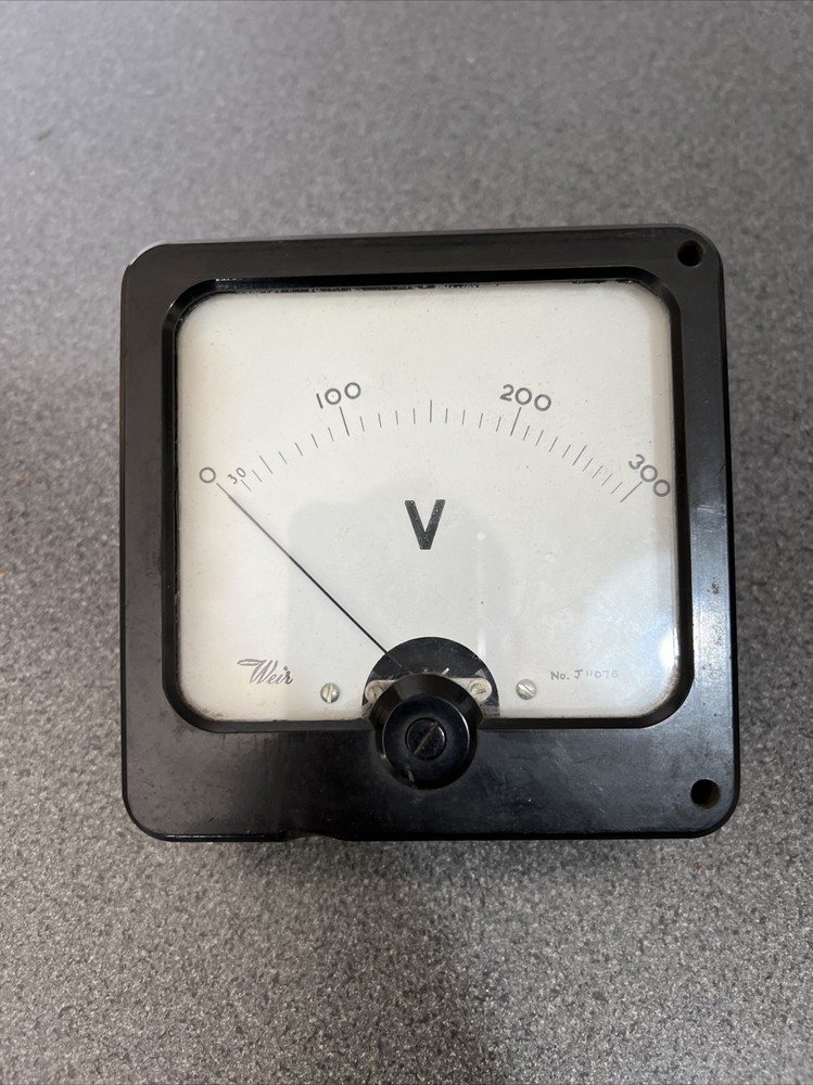 Weir Volt Meter No. J11078
