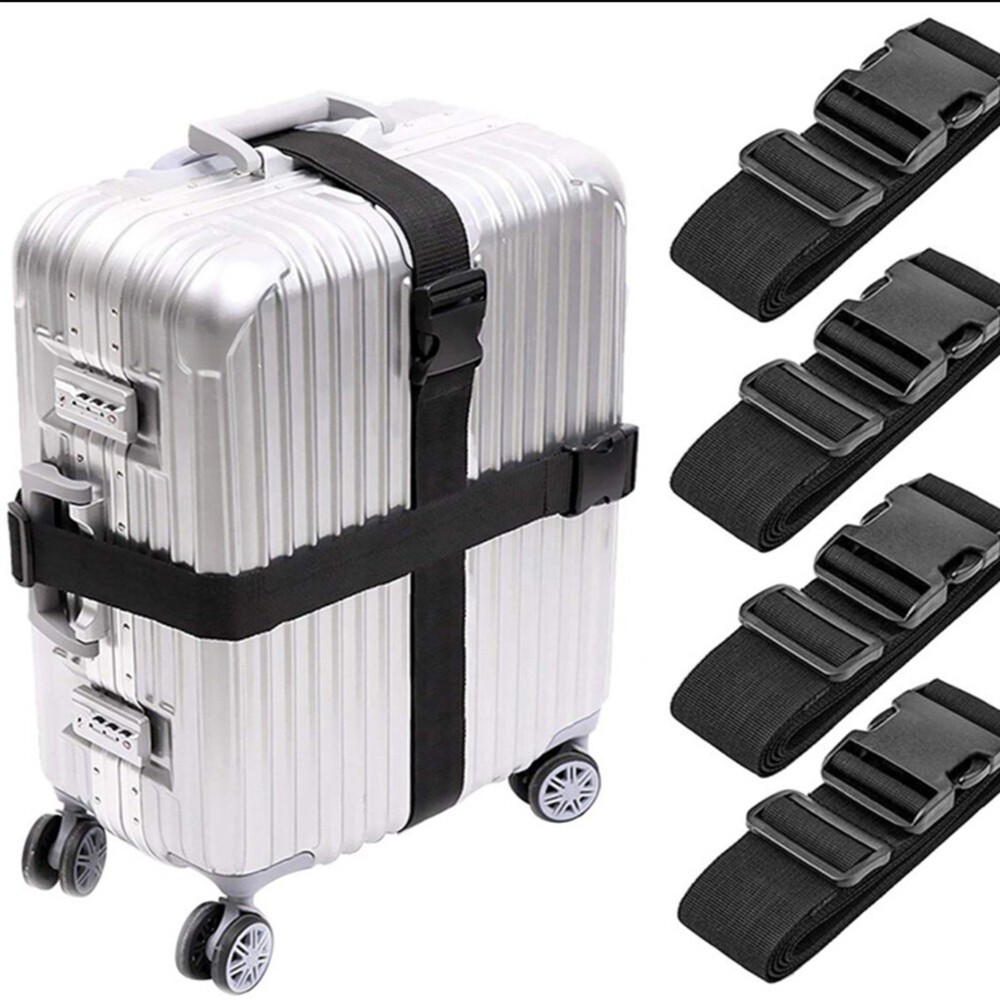US 3-6 Pack Travel Luggage Suitcase Strap Belt Baggage Backpack Bag Package TSA