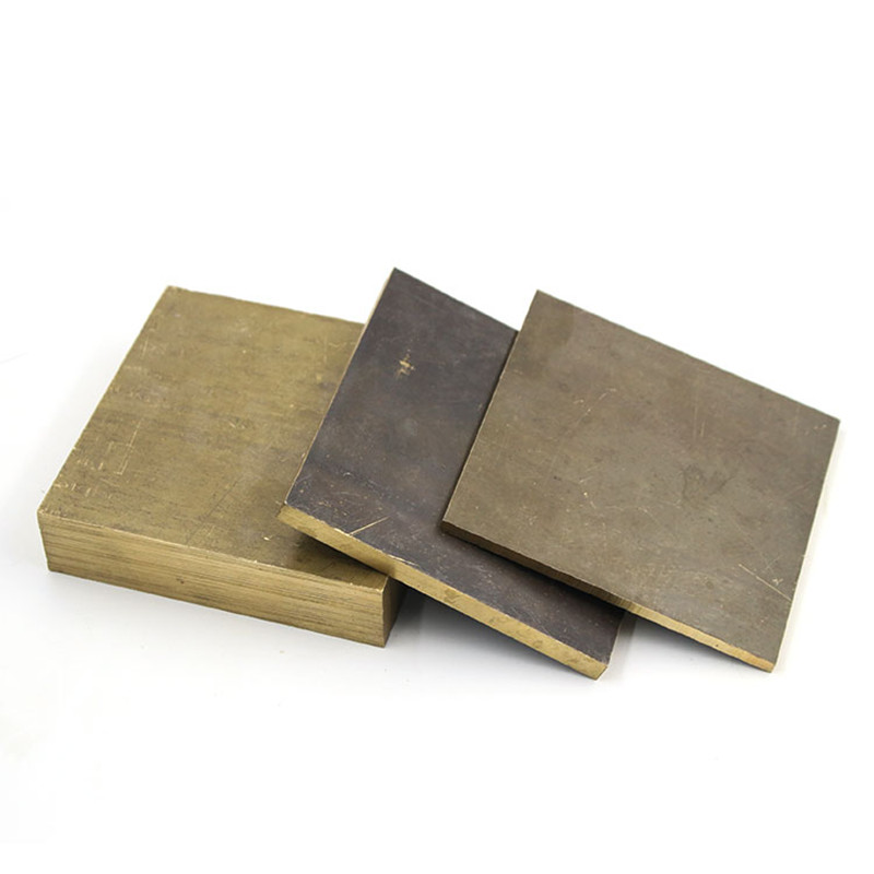 Aluminum Bronze Sheet Plate 6mm-12mm Solid Metal Panel Board Durable 100mm*100mm