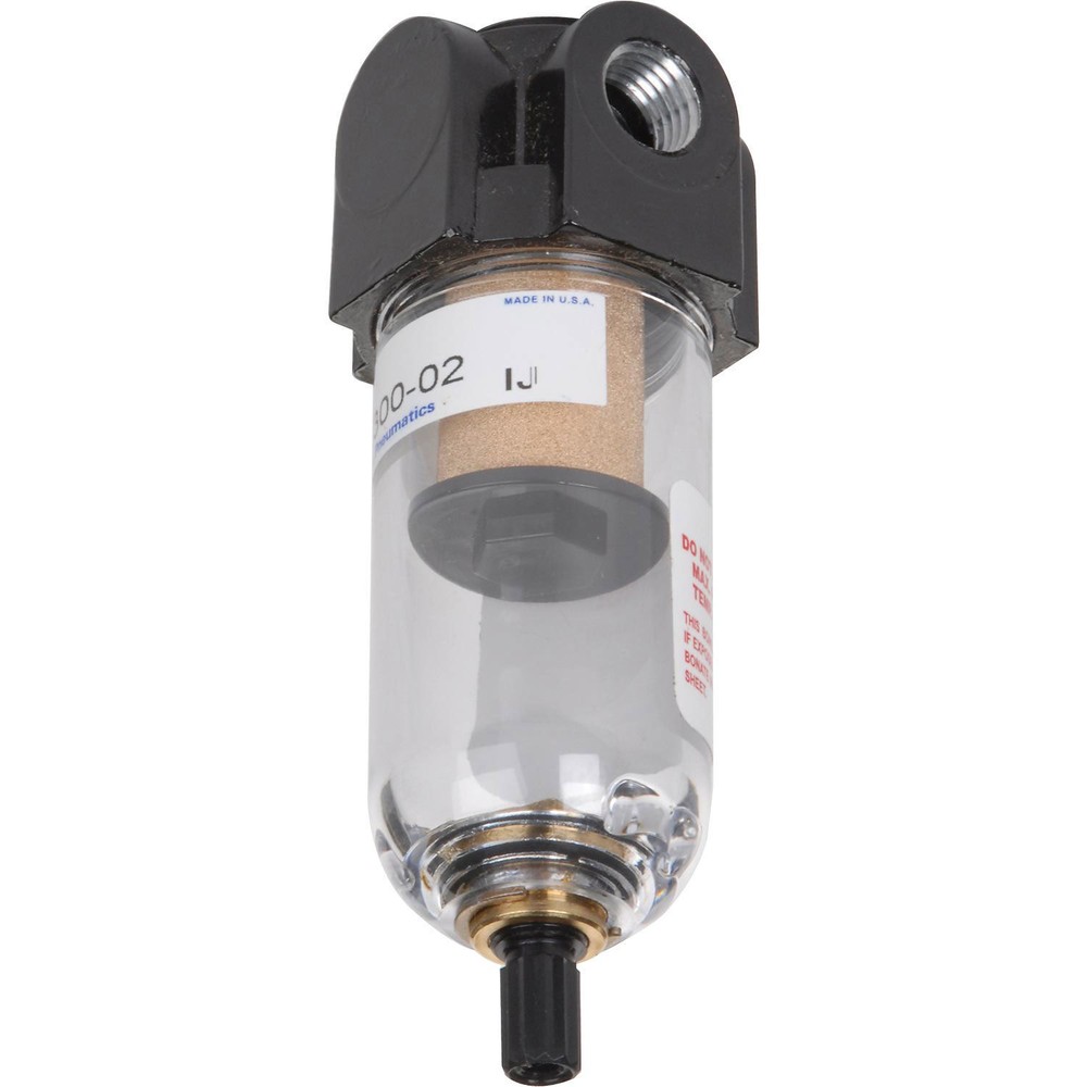Arrow Mini Particulate Filter Poly Bowl 1/4" Npt 150 Psi