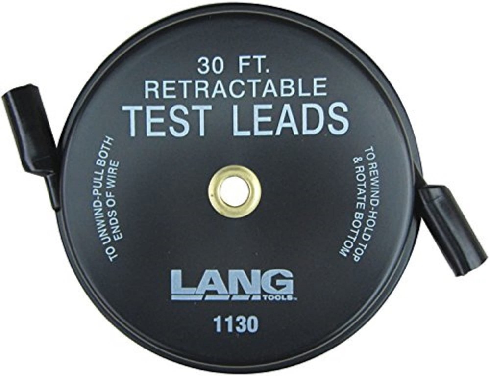 30ft Retractable Test Lead Wire Single Probe Electrical Testing Tool