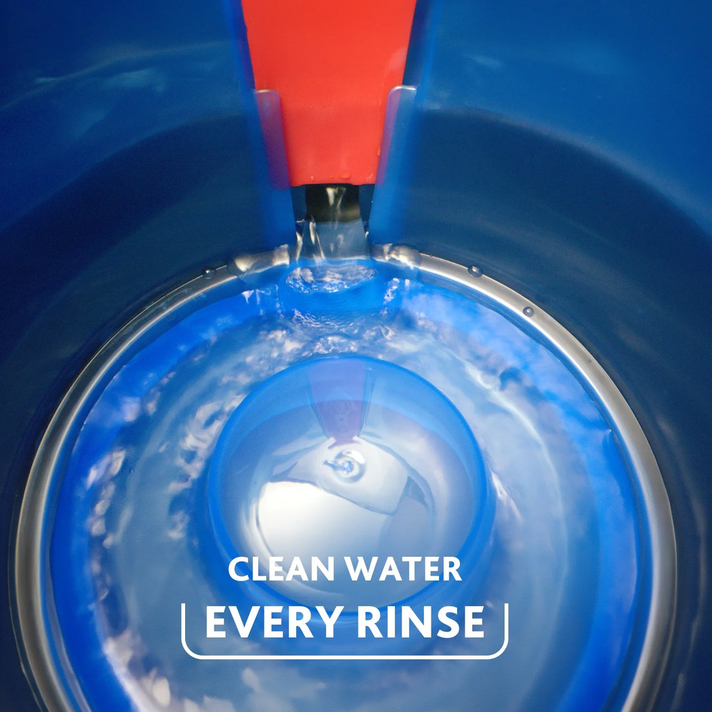 O-Cedar RinseClean Spin Mop & Bucket System,Clean with Clean Water - NEW