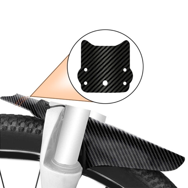 Folding Bicycles Mudguards, Thicken Mountain Bikes Front Rear Mud Guard