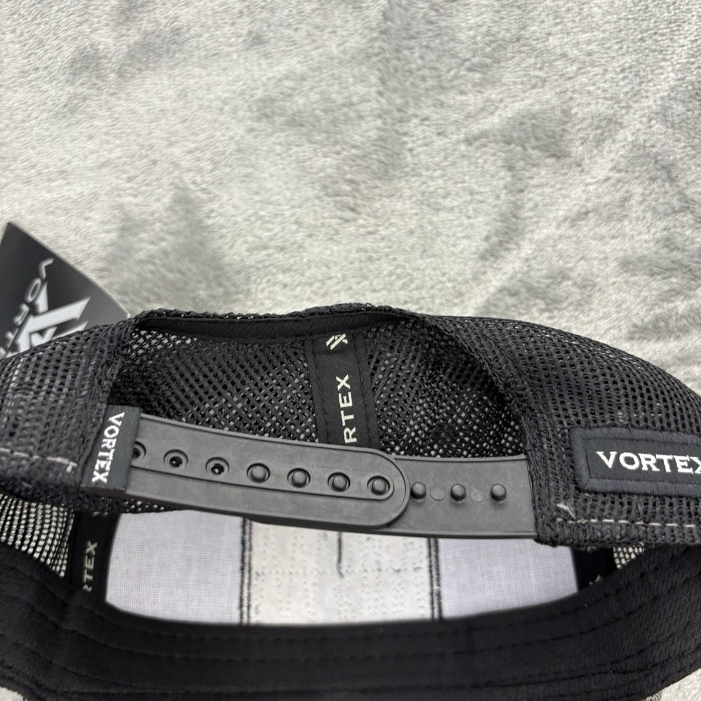Vortex Optics Cap Hat Gray Black OSFM Mesh Back Trucker Snapback Shooting