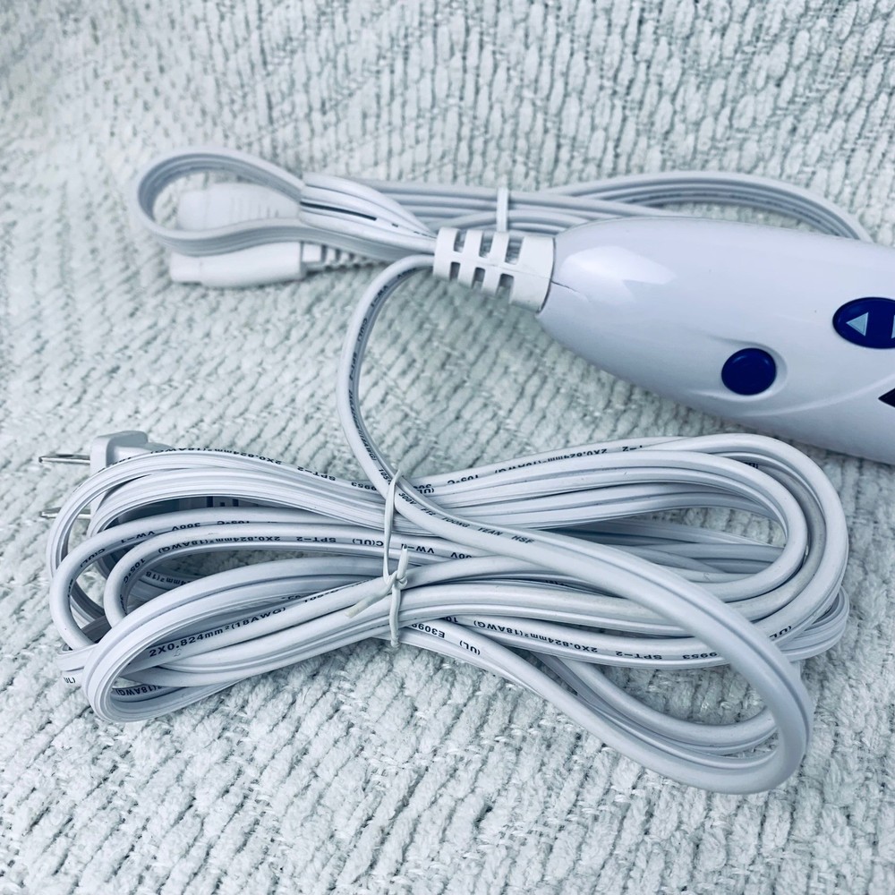 Biddeford Blankets Controller White Cord TC13B1-T Replacement Remote 4-Pin 130W