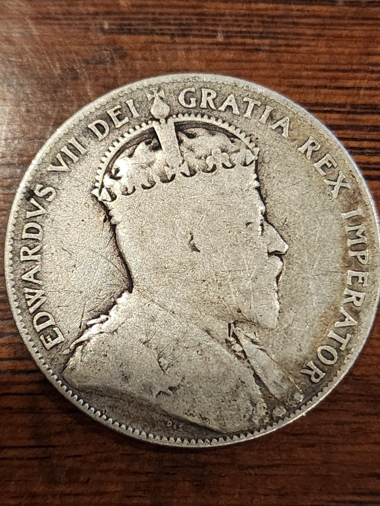 1903H Canada 50 Cents Silver Coin