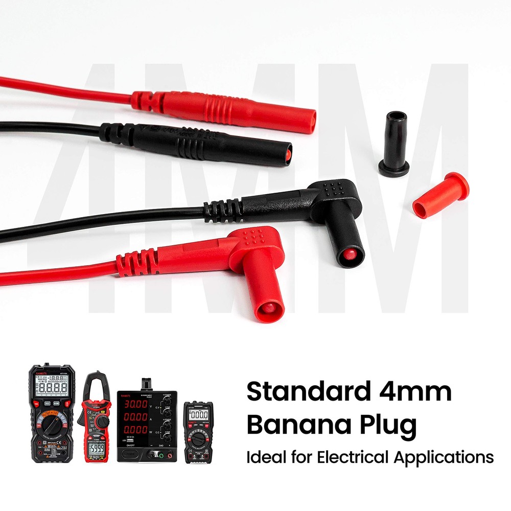 KAIWEETS 23PCS Multimeter Test Leads Kit with Replaceable Precision Probes Se...