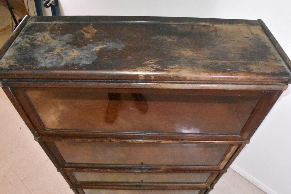 4 Section Oak Globe Wernicke Barrister Bookcase