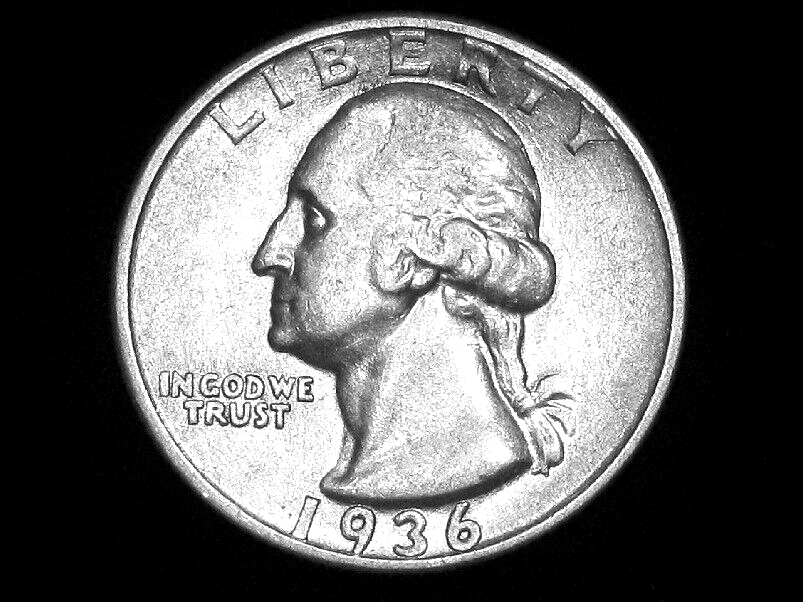 1936 Washington Quarter --- Almost Uncirculated +++