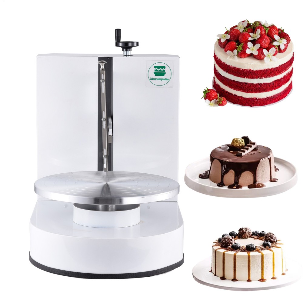 Automatic Cake Cream Spreading Coating Smearing Machine 110V Decorating Spreader