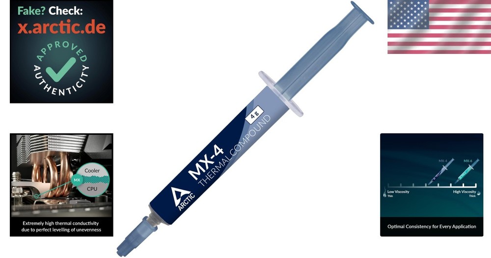 Brand New MX-4 Thermal Paste 4g for CPU GPU