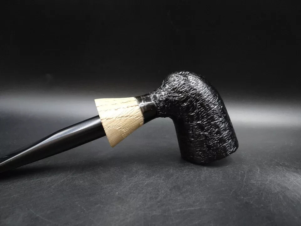 TURKIEWICZ BLACK OAK (MORTA) HAND MADE CALABASH PIPE 78