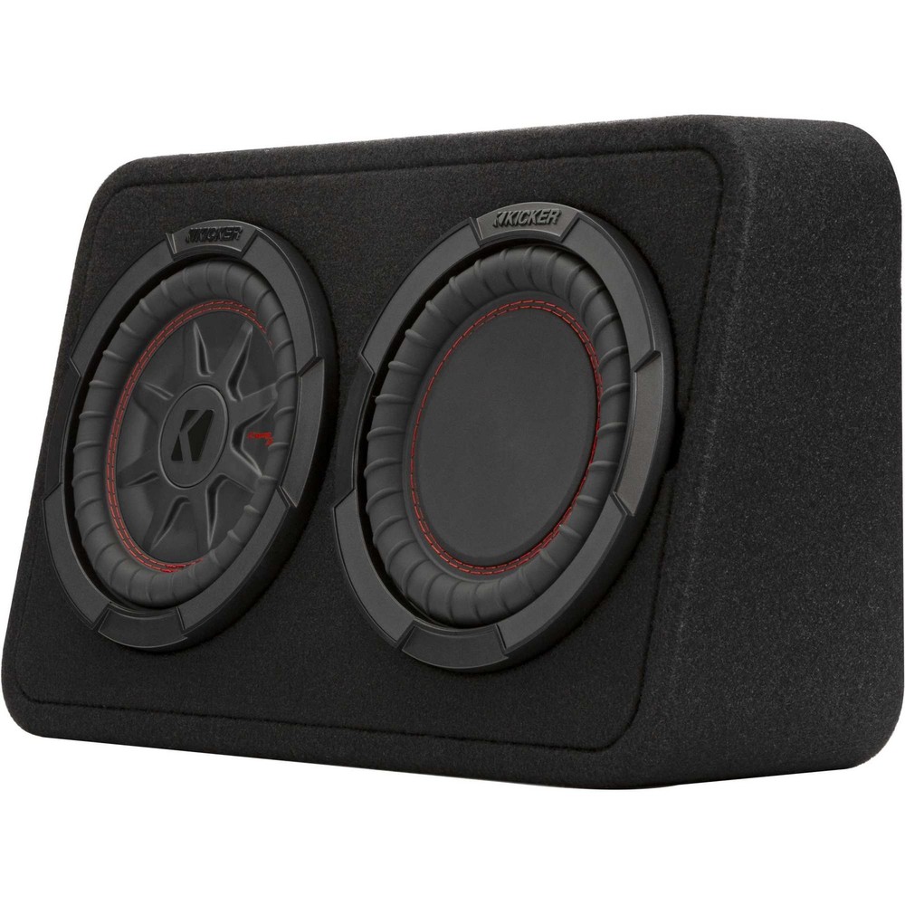 Kicker 48TCWRT82 CompRT 8" subwoofer in thin profile enclosure, 2ohm
