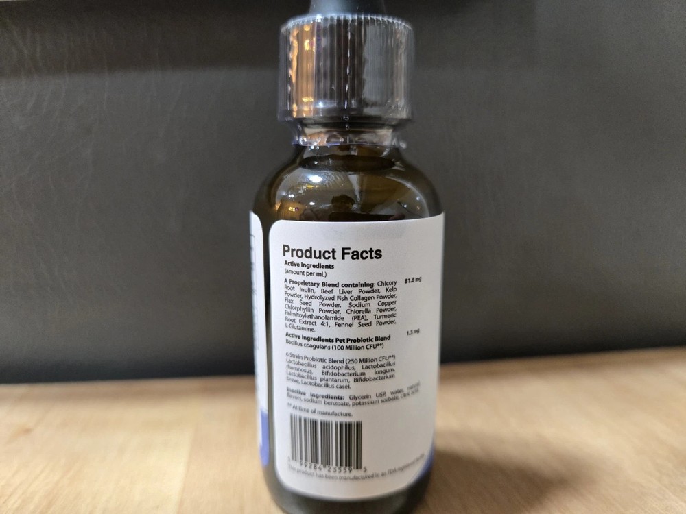 5 Pack Blisso Advanced Cat Probiotic Drops -Digestive Support For Cats 30ml/1oz