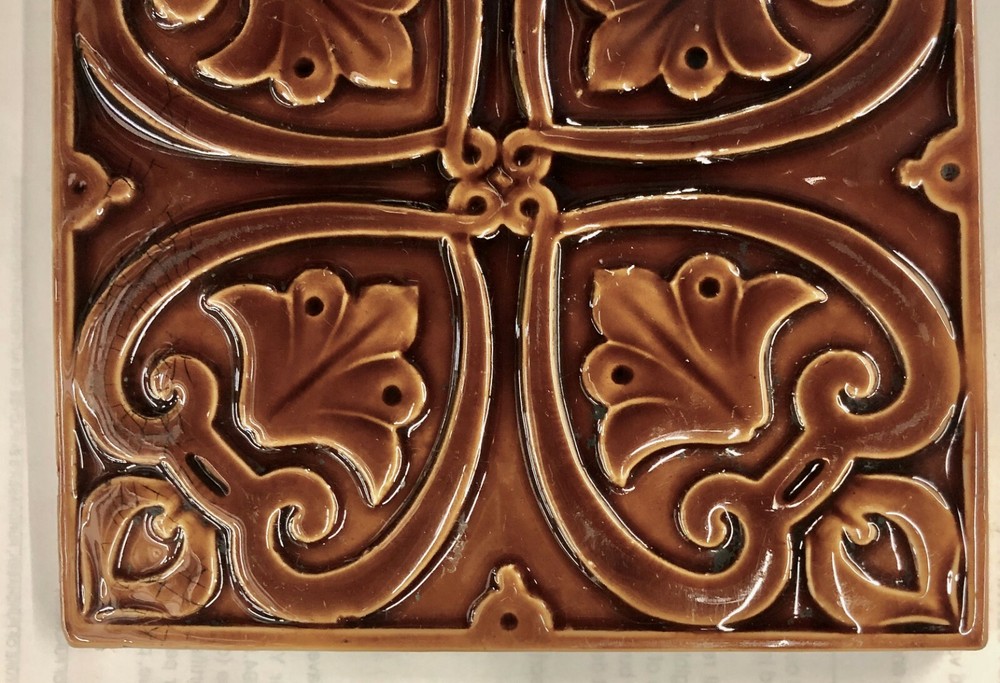 English Antique Victorian Tile