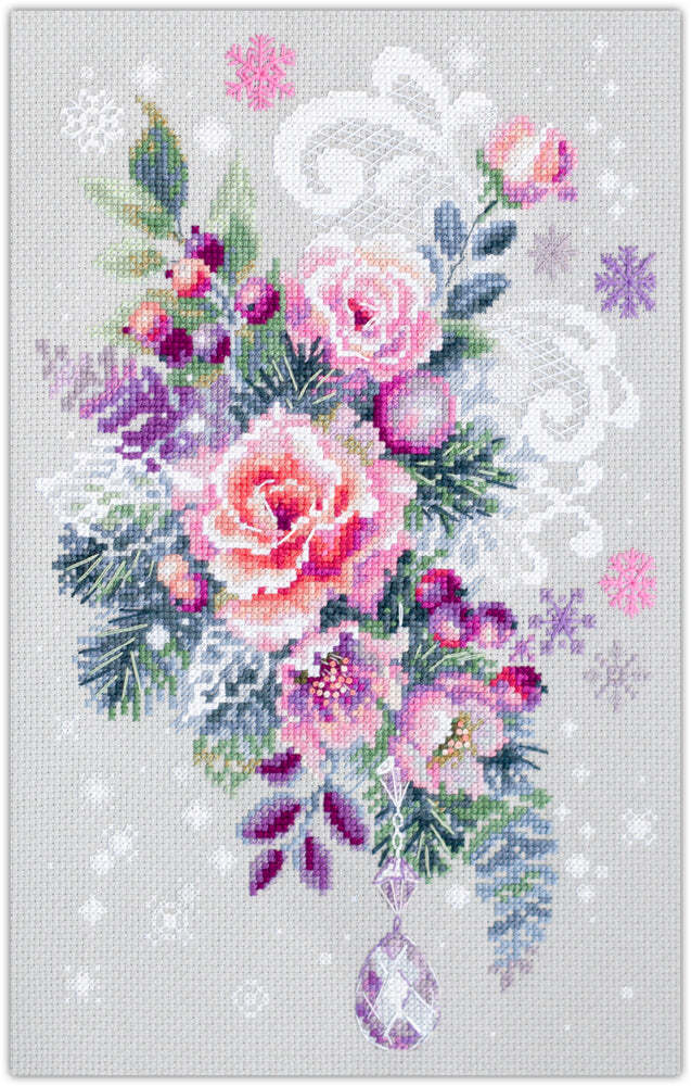 Magic Needle Counted Cross-Stitch Kit Winter Fancy 200-248
