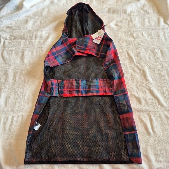 Talbots plaid raincoat size large lab or shepard NWT
