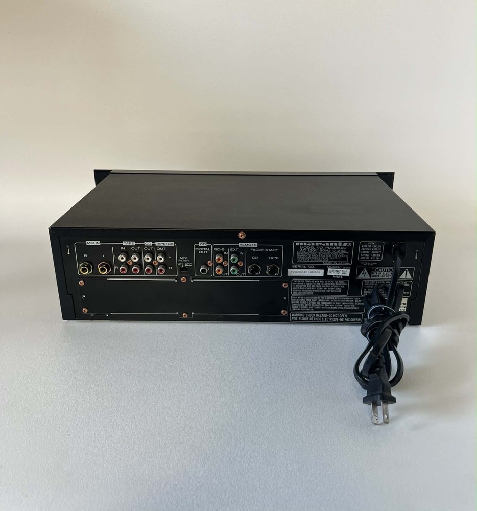Marantz PMD350OU Professional Combination CD Player & Cassette Deck