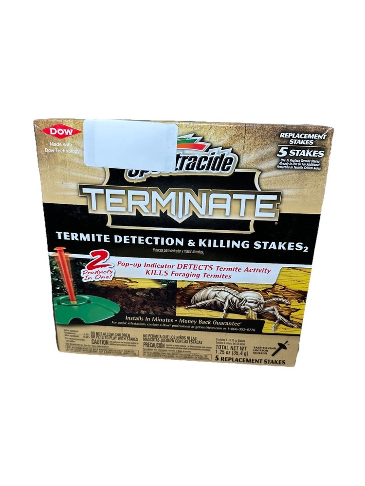 Spectracide Terminate Termite Detection & Killing Stakes - 5 Ct.