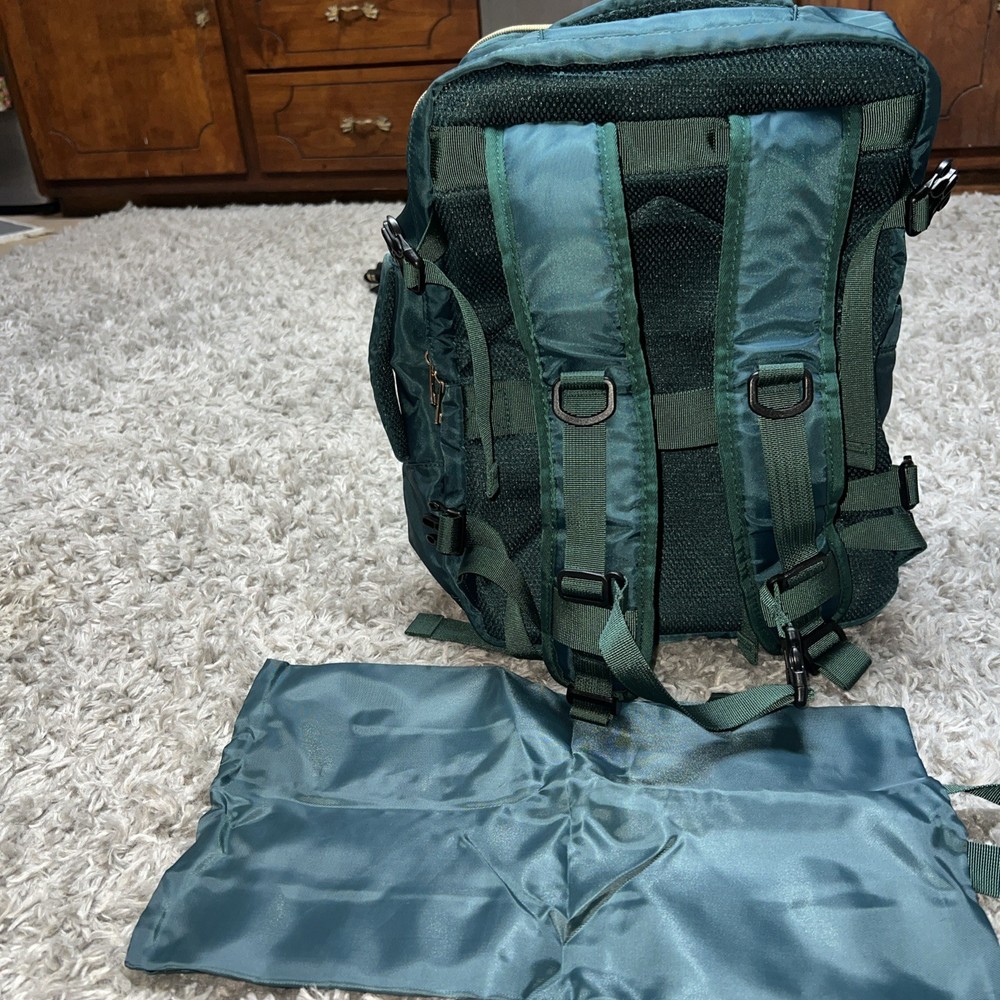 Minoru Weekender Overnight Daypack Green Flight Approved Size TSA Friendly ￼￼