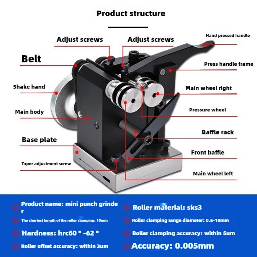 Grinding Needle Machine Thimble Punch Needle High Precision Grinding Machine