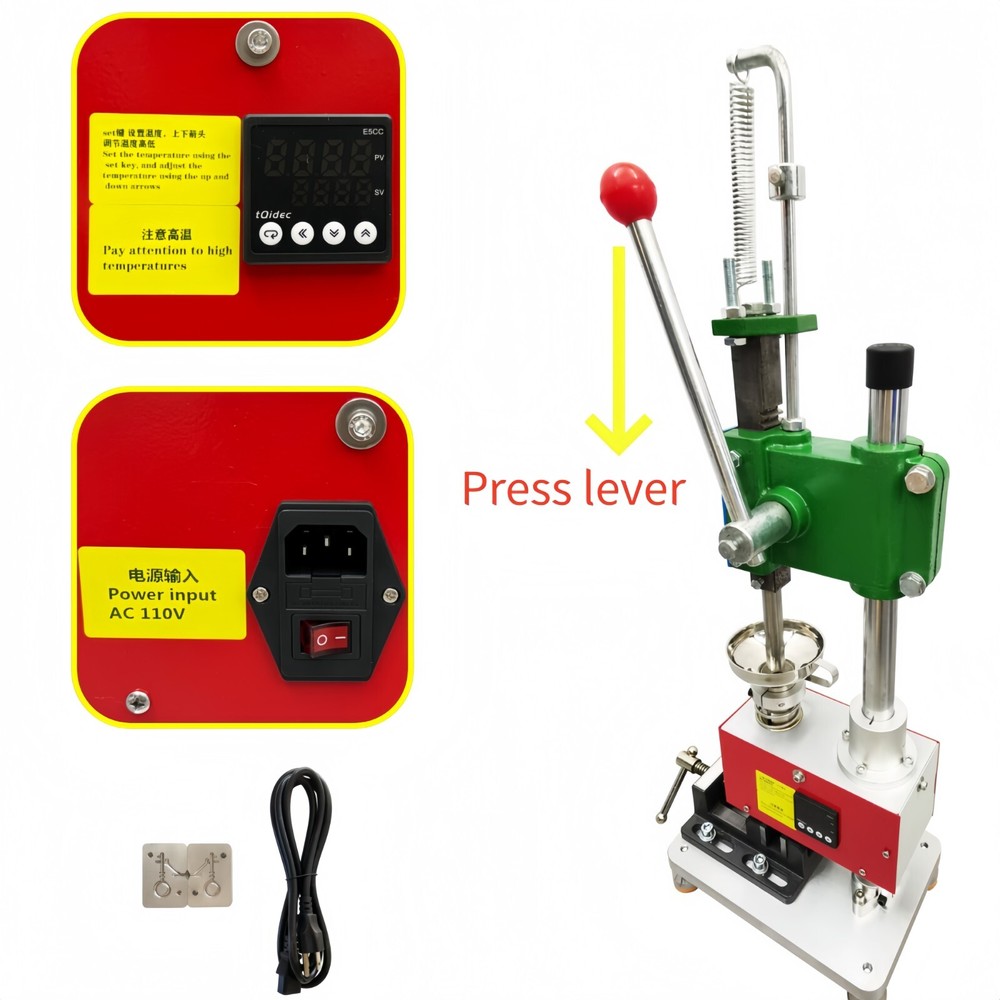 0 - 350℃ Small - Batch Manual Plastic Injection Machine for HDPE & LDPE
