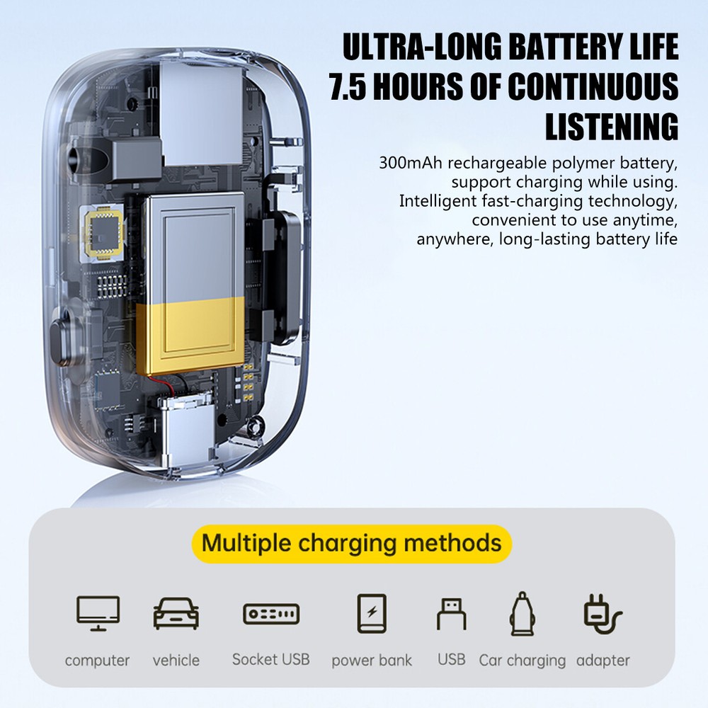 Portable Bluetooth Transmitter Receiver Wireless Audio Aux Adapter 3.5mm Jack