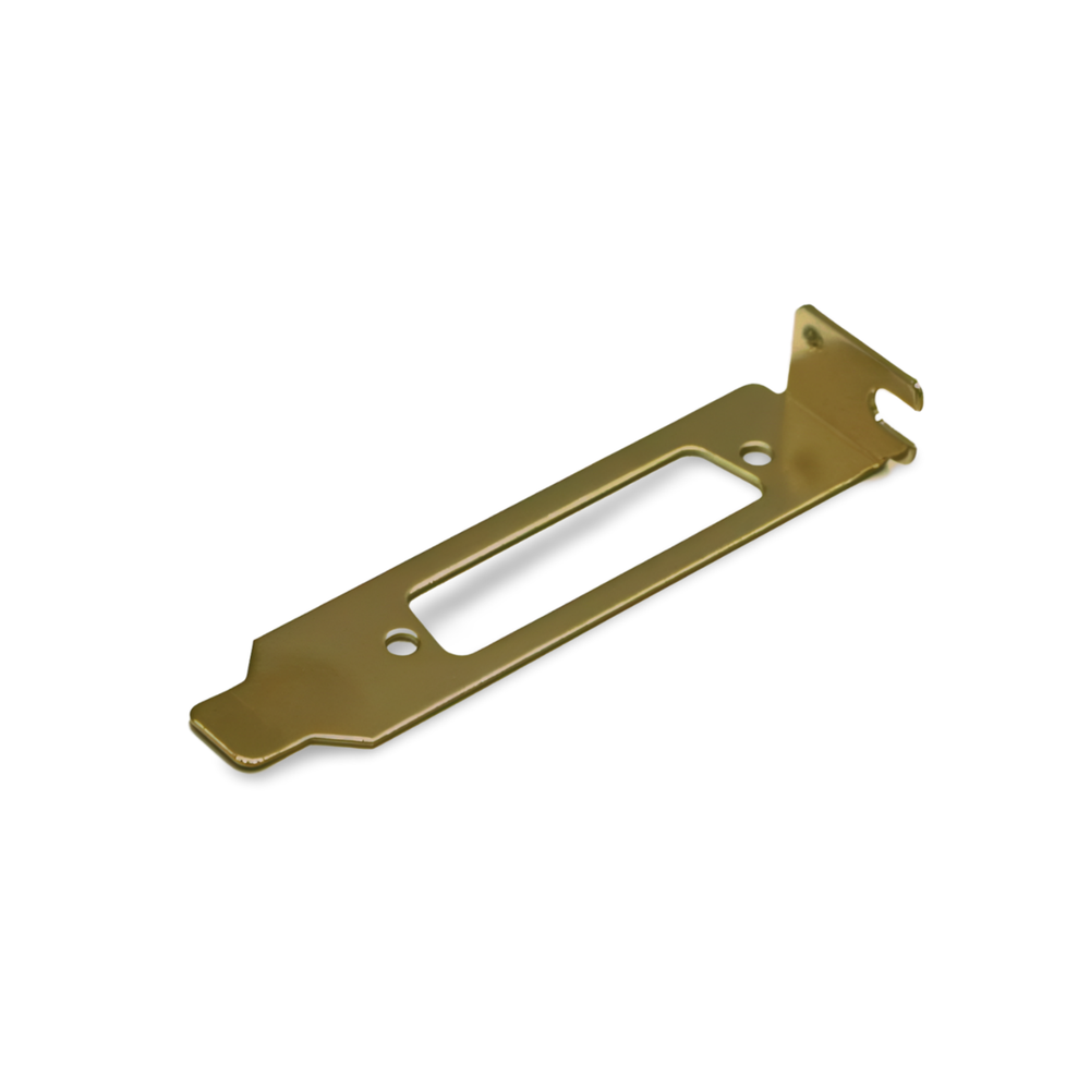 2.5in Case Slot DB25 Low Profile 1U Bracket - Silver