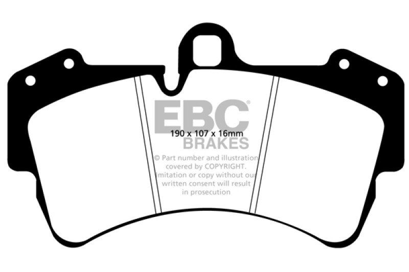 EBC DP31473C Redstuff Front Brake Pads * Fits 03-07 Porsche Cayenne