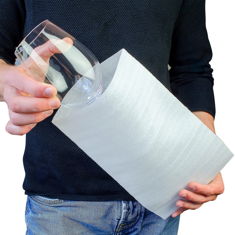 Foam Pouches & Foam Wrap Sheets,4 Sizes 80 Count Foam Wrap Sheets Cushioning ...