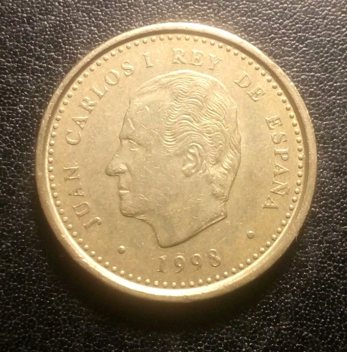 1998 Spain 100 Pesetas Coin