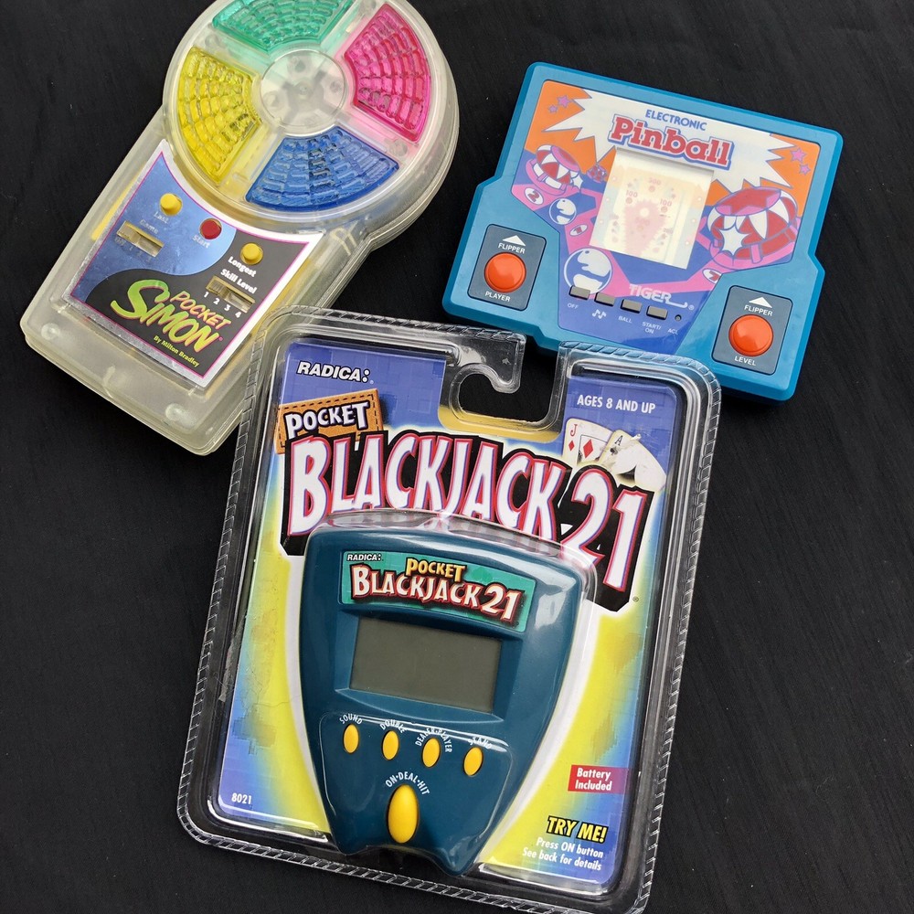 Nostalgic Pocket Games 1980s 1990s New/Preowned