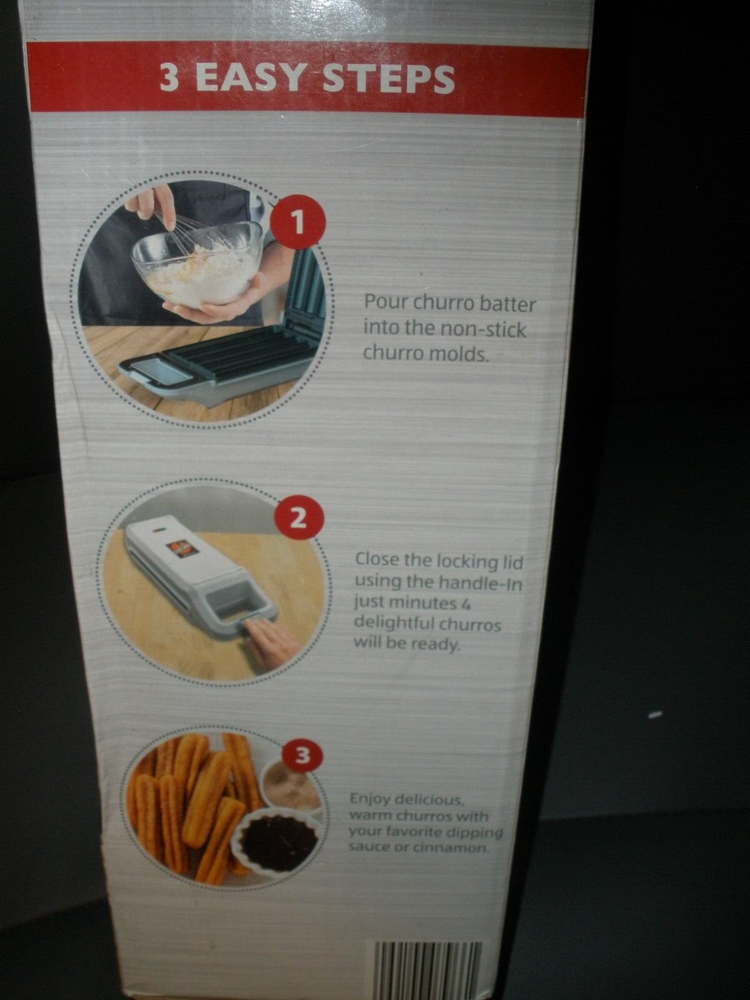 NEW Opened Box Ambiano Churro Maker 760W
